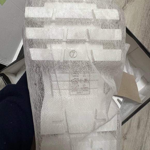 White Platform Combat Boots - Picture 4 of 6